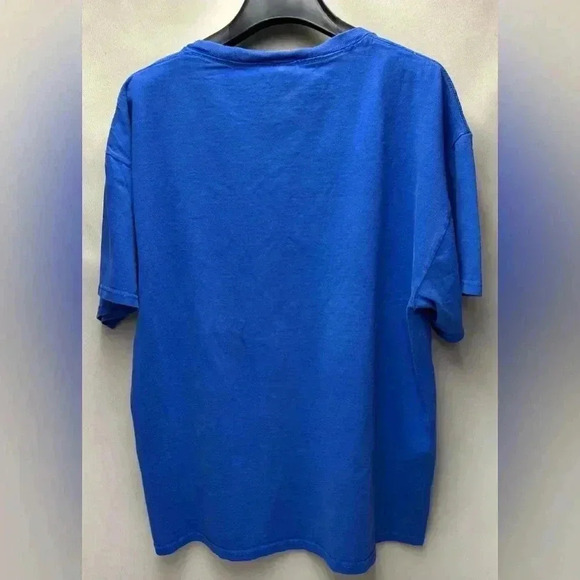 Super Mario Mushroom Rare Vintage DELTA Pro T Shirt Nintendo Blue Large 90-2000 - Picture 2 of 2